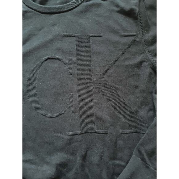 Calvin Klien Black Womens/Teens/Unisex Sweatshirt Size XL Cotton classic liogo - Picture 6 of 7